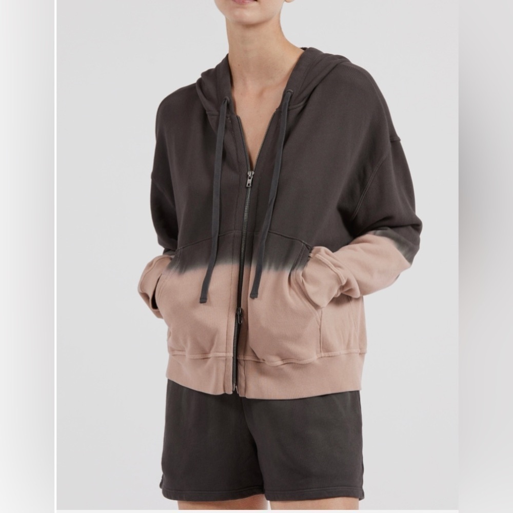 NWT ATM Anthony Thomas Melillo French Terry Dip-Dye Hoodie size XS